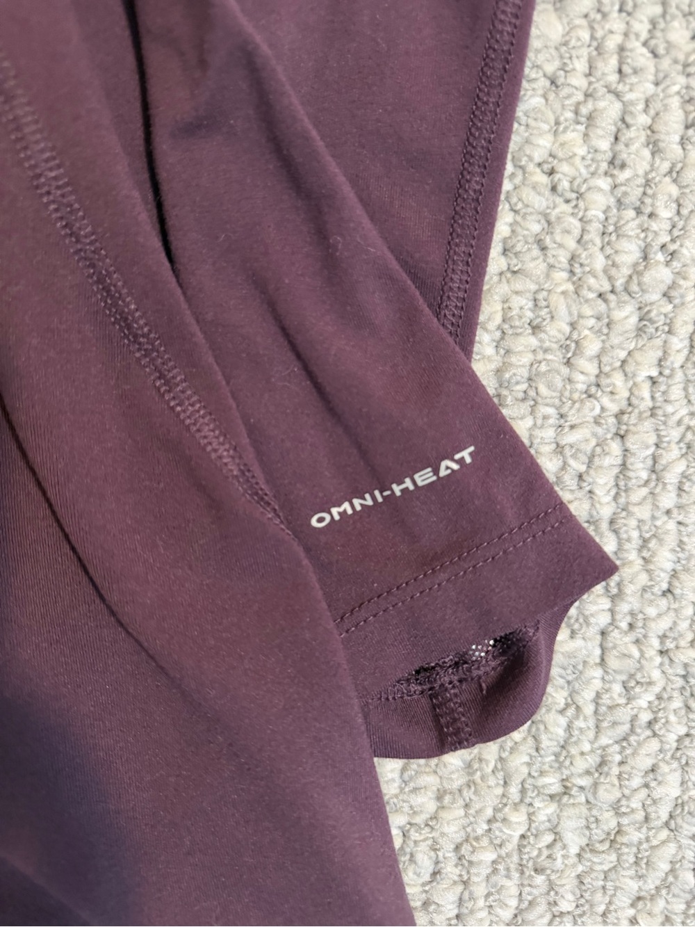 Columbia OMNI-HEAT Performance Long Sleeve in Plum Women’s Size XL - Picture 2 of 9